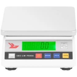 Tarkkuusvaaka SBS-LW-7500A 7500 g / 0,3 g LCD