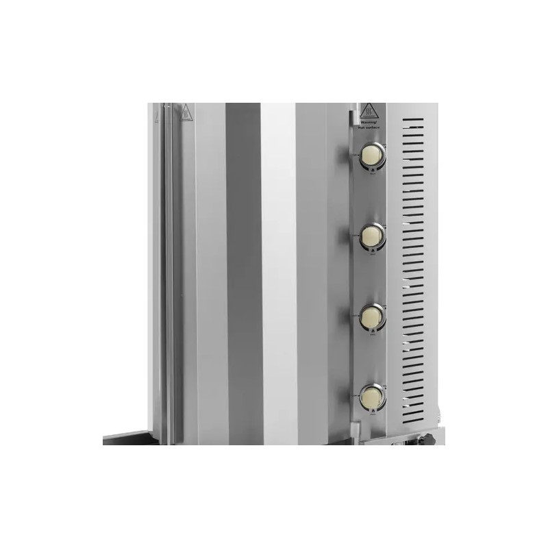 Royal Catering kaasudönergrilli 4 poltinta 16 kW 60 kg kapasiteetti