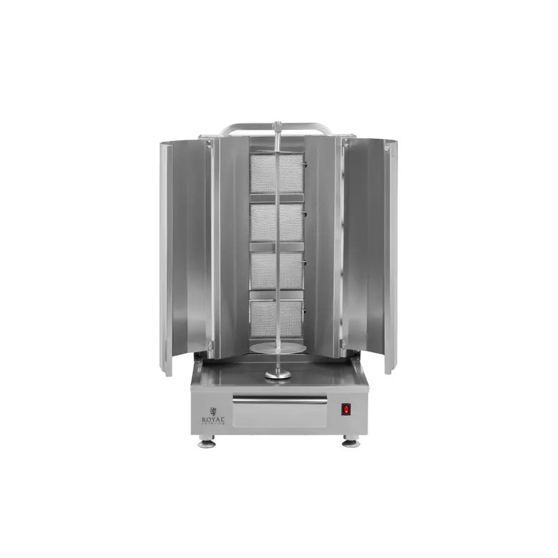 Royal Catering kaasudönergrilli 4 poltinta 16 kW 60 kg kapasiteetti