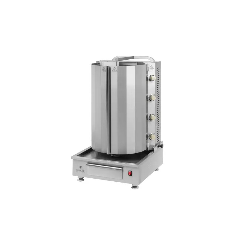 Royal Catering kaasudönergrilli 4 poltinta 16 kW 60 kg kapasiteetti