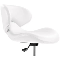Physa Andria White rullajakkara selkänojalla 45-59 cm 150 kg
