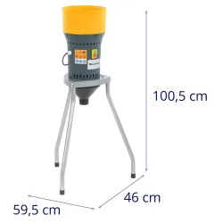 Sähköinen viljamylly 1300 W, 300 kg/h, alustalla ja 5 siivilällä