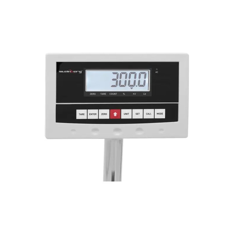 Alustavaaka 300 kg / 0,01 kg, 45 x 60 cm, LCD-näyttö