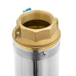 Syväkaivopumppu 95 mm 10 800 l/h 2200 W 50 m kaapeli ja 96 m nostokorkeus ruostumaton teräs