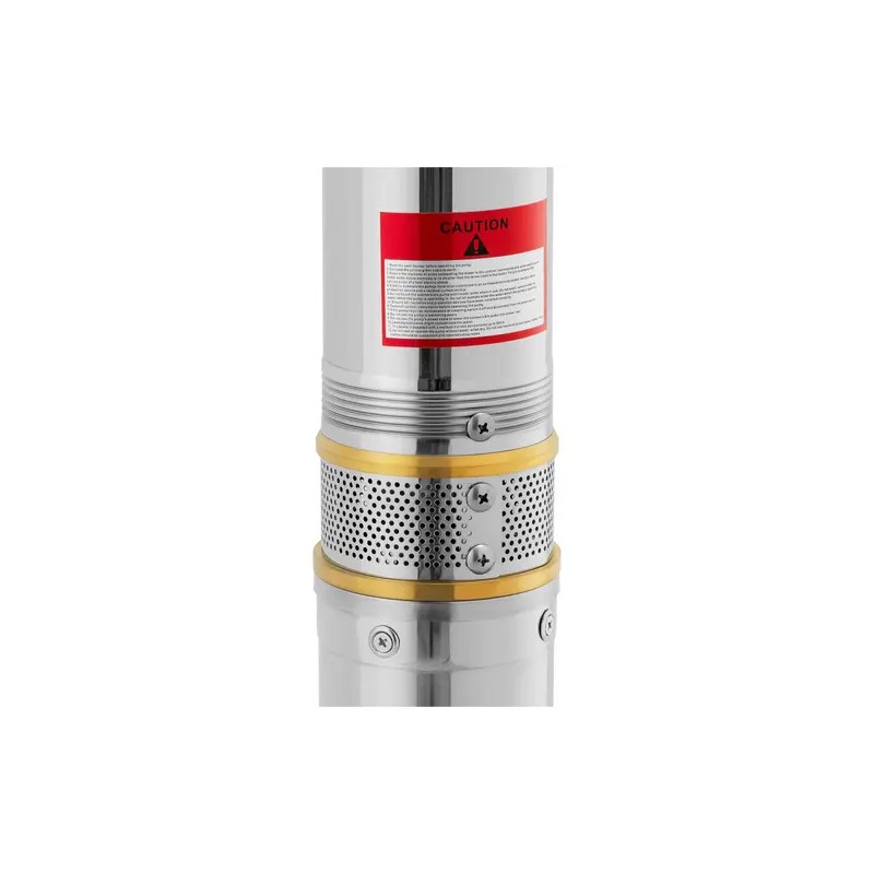 Syväkaivopumppu 95 mm 10 800 l/h 2200 W 50 m kaapeli ja 96 m nostokorkeus ruostumaton teräs