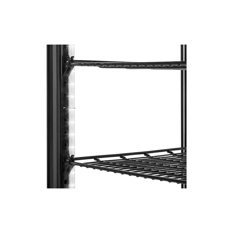Royal Catering RCCC-78-BT kylmävitriini 78 l musta