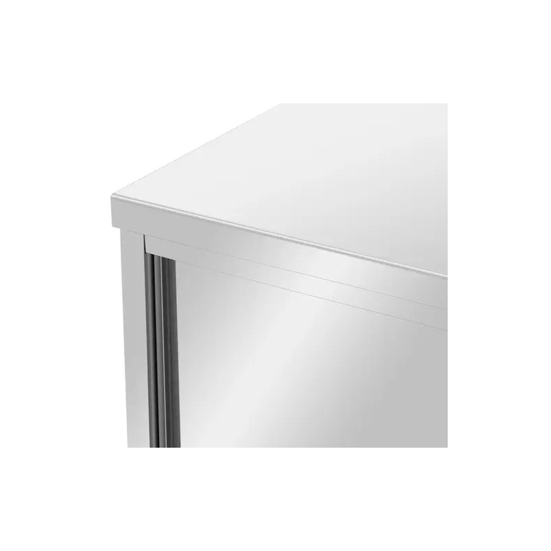 Royal Catering ECO ruostumattomasta teräksestä valmistettu työpöytäkaappi 120 x 80 cm 500 kg