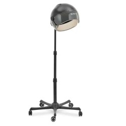 Hiustenkuivatuskuomu jalustalla 1200 W ionitoiminnolla musta