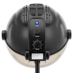 Hiustenkuivatuskuomu jalustalla 1200 W ionitoiminnolla musta