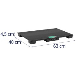 Digitaalinen eläinvaaka 30 kg / 0,01 kg 63 x 40 cm USB-liitännällä