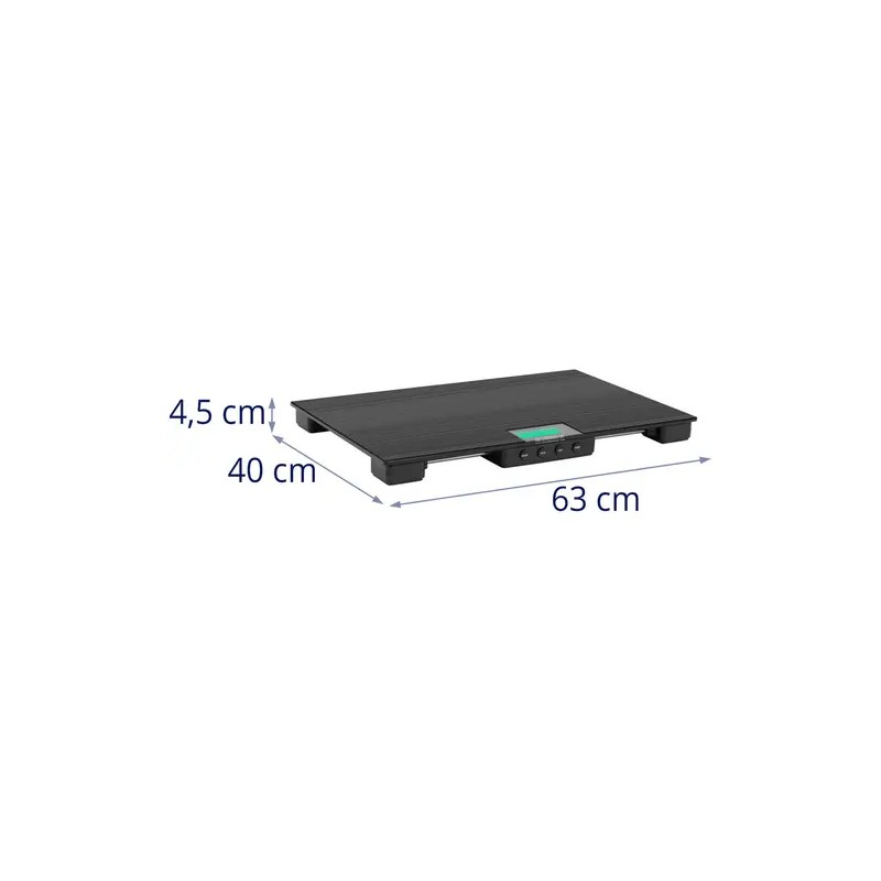 Digitaalinen eläinvaaka 30 kg / 0,01 kg 63 x 40 cm USB-liitännällä
