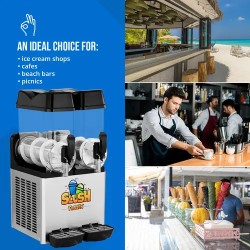 Royal Catering Slush-kone 2 x 12 l