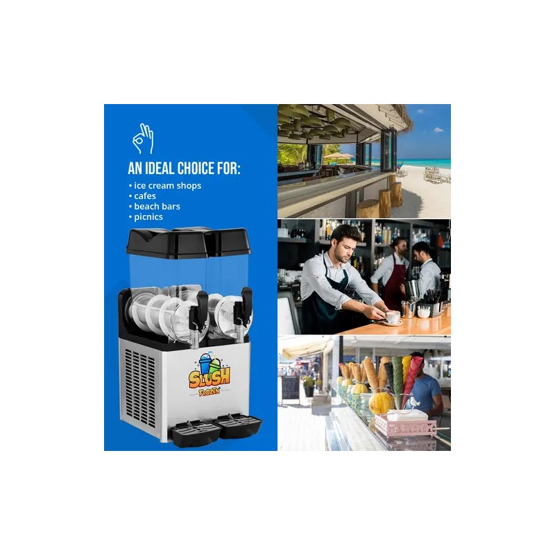 Royal Catering Slush-kone 2 x 12 l