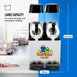 Royal Catering Slush-kone 2 x 12 l