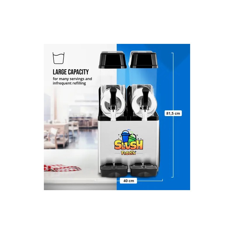Royal Catering Slush-kone 2 x 12 l