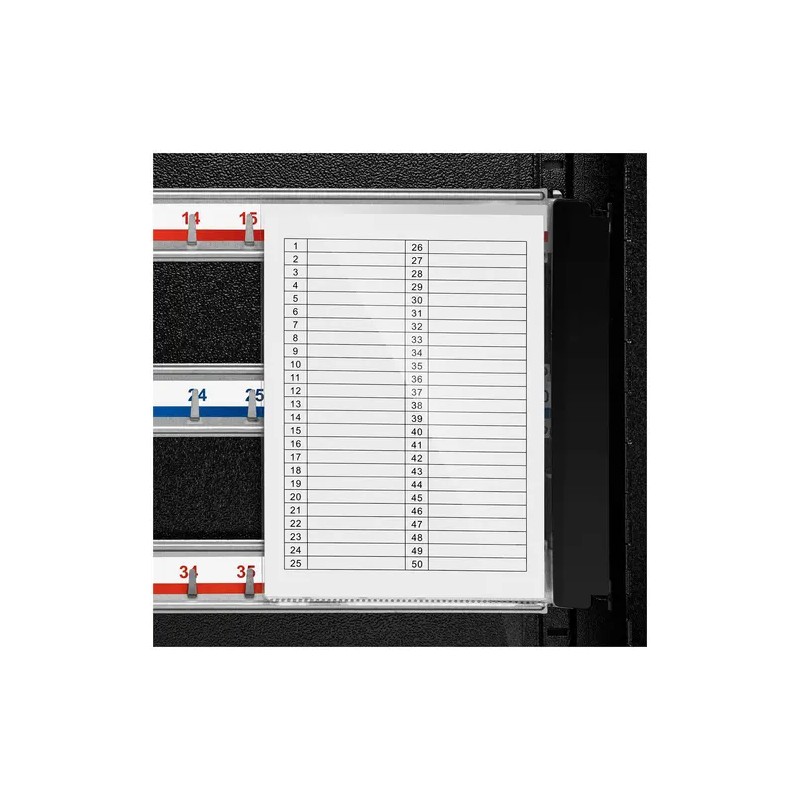 Stamony ST-KB-80P lukittava avainkaappi 80 avaimelle, mattamusta