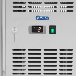 Royal Catering kylmälaite rullilla 165 l graniittitaso 151 x 80 cm ruostumaton teräs