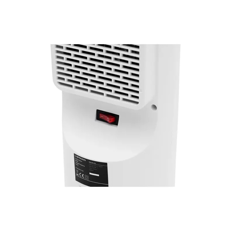 Uniprodo keraaminen lämpöpuhallin 1200/2000 W, valkoinen