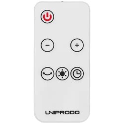 Uniprodo keraaminen lämpöpuhallin 1200/2000 W, valkoinen