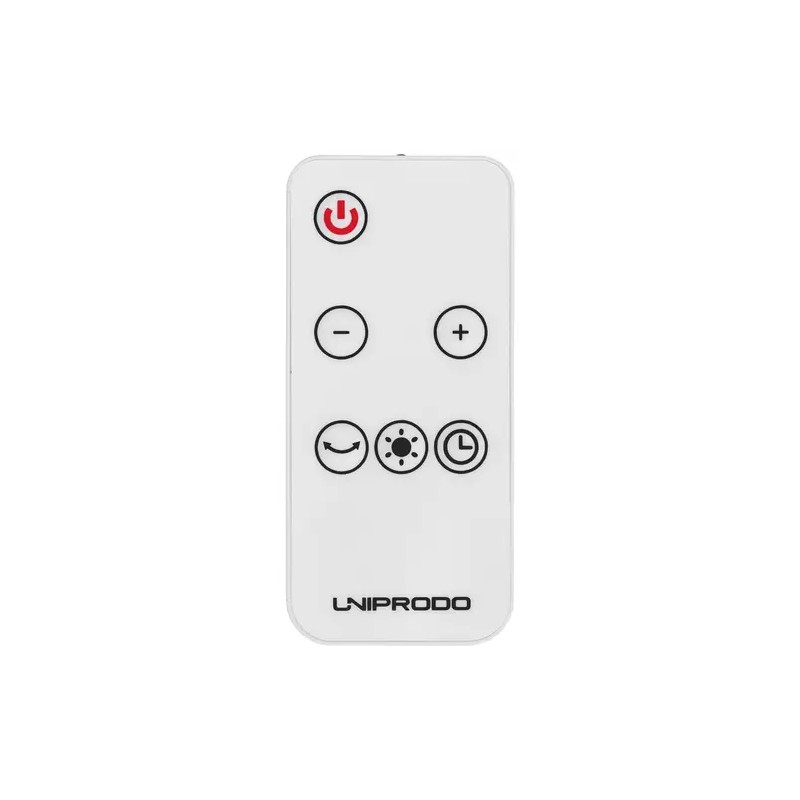 Uniprodo keraaminen lämpöpuhallin 1200/2000 W, valkoinen