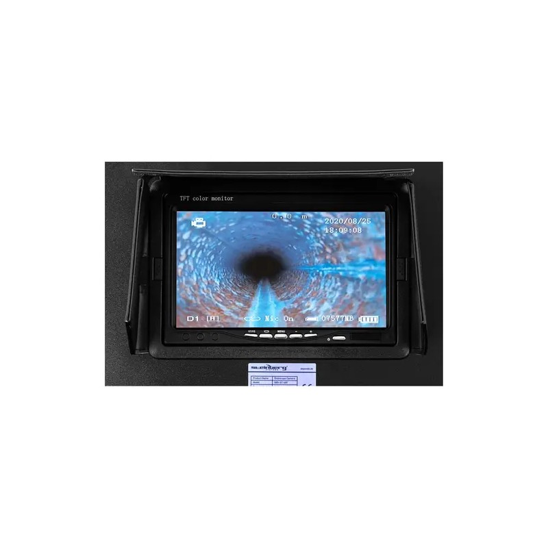 Steinberg Systems Putkikamera 30 m 12 LED 7" näyttö