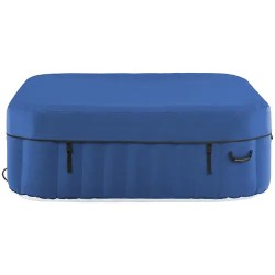 Puhallettava poreallas 900 l, 6 henkilöä, 130 suutinta, tummansininen/valkoinen