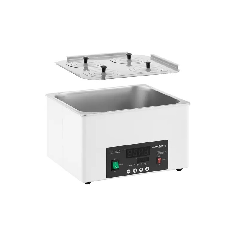 Digitaalinen vesihaude 14,6 l, 5–100 °C, 325 x 300 x 150 mm