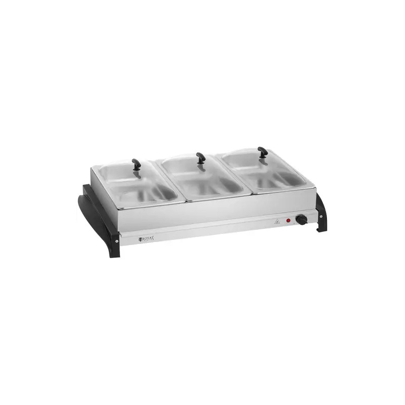 Royal Catering RCHP-400/3 Buffetlämmitin 3 x 2 l 400 W 4,8 kg
