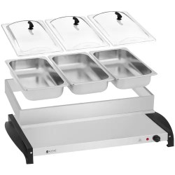 Royal Catering RCHP-400/3 Buffetlämmitin 3 x 2 l 400 W 4,8 kg