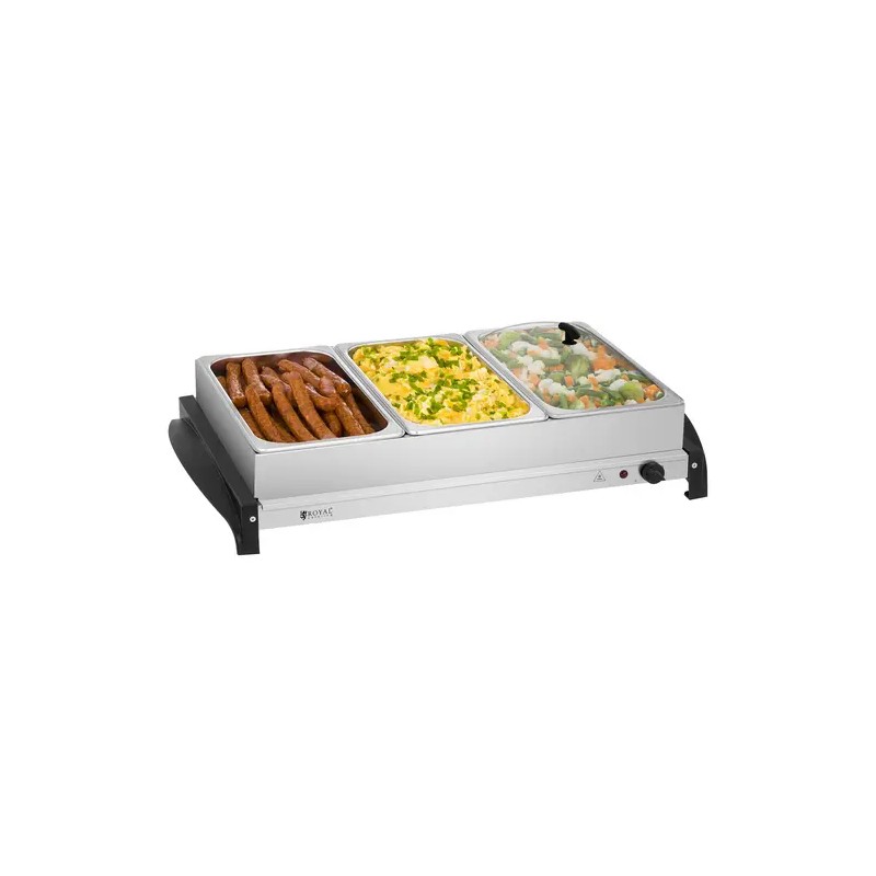 Royal Catering RCHP-400/3 Buffetlämmitin 3 x 2 l 400 W 4,8 kg