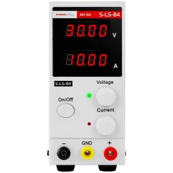 Laboratorian virtalähde S-LS-84 0-30 V 0-10 A DC 300 W