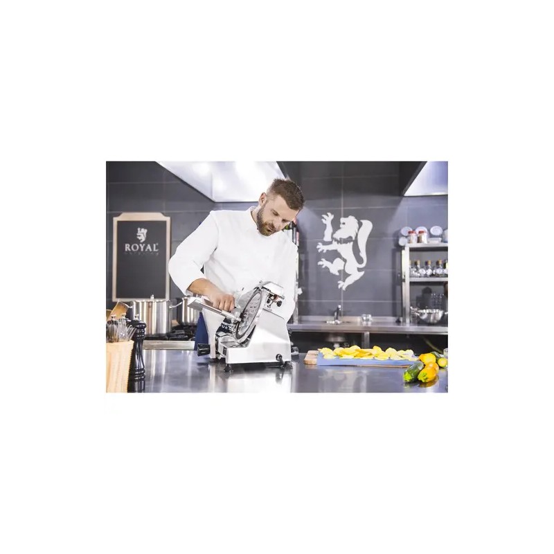 Royal Catering RCAM 220PRO leikkuri 220 mm, viipalepaksuus 0–12 mm