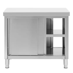 Royal Catering ECO ruostumattomasta teräksestä valmistettu läpilastuskaappi 100 x 60 cm 500 kg