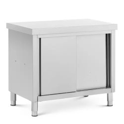 Royal Catering ECO ruostumattomasta teräksestä valmistettu läpilastuskaappi 100 x 60 cm, 500 kg
