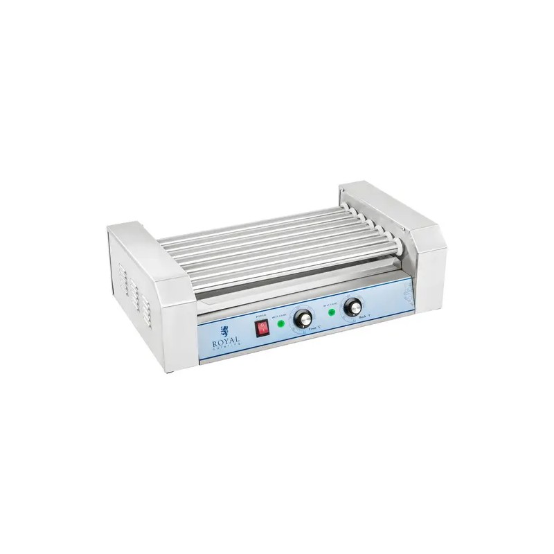 Hot Dog Grill RCHG-7E, 7 rullaa, ruostumaton teräs 9,15 kg