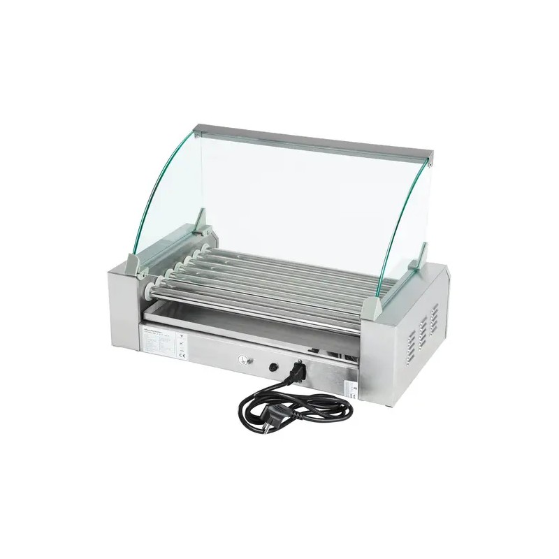 Hot Dog Grill RCHG-7E, 7 rullaa, ruostumaton teräs 9,15 kg