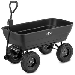 hillvert HT Q BASS 125G puutarhakärry 125 l 350 kg kippitoiminnolla