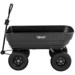 hillvert HT-Q.BASS-125G puutarhakärry 125 l 350 kg kippitoiminnolla