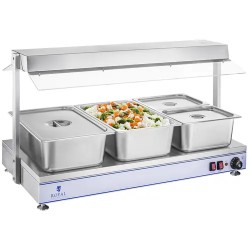 Royal Catering RCHP 120 ruoanlämmitin 2000 W 120 x 50 cm 4 halogenlamppua