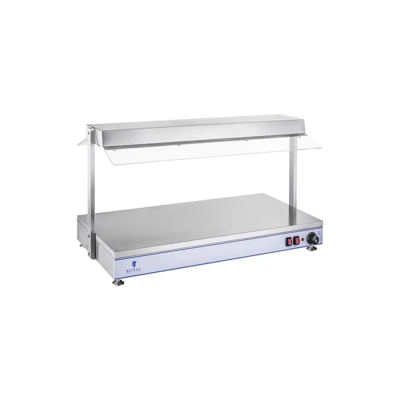 Royal Catering RCHP-120 ruoanlämmitin 2000 W, 120 x 50 cm, 4 halogenlamppua