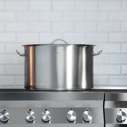 Royal Catering RCST-44E3-S induktiokattila 44 l, Ø 45 cm, ruostumaton teräs