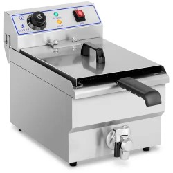 Royal Catering sähkökäyttöinen rasvanpaistin 10 l 3200 W poistoventtiilillä