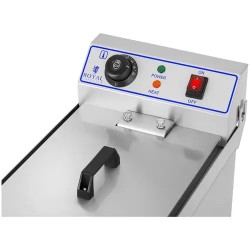 Royal Catering sähkökäyttöinen rasvanpaistin 10 l 3200 W poistoventtiilillä