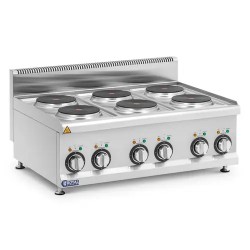 Royal Catering Elektroherd Gastro sähköliesi 12 kW 6 levyä 90 x 65 cm Pro 650 Series