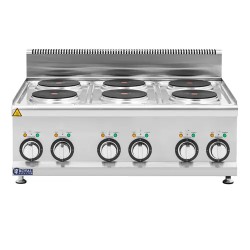 Royal Catering Elektroherd Gastro sähköliesi 12 kW 6 levyä 90 x 65 cm Pro 650 Series
