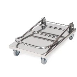 Royal Catering RCFT-1 kuljetusvaunu ruostumaton teräs 330 kg