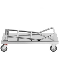 Royal Catering RCFT-1 kuljetusvaunu ruostumaton teräs 330 kg