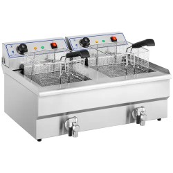 Royal Catering sähköinen kaksoisfrysääjä 2 x 16 l 12 000 W 400 V
