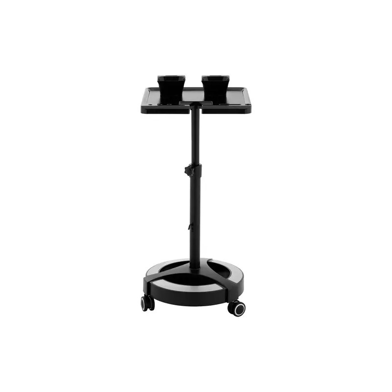 physa kampaamopyörä, korkeussäädettävä 635-1020 mm, 403 x 400 mm taso, 2 värjäysastiaa