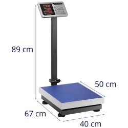 Steinberg Systems SBS-PF-300/50E tasivaaka 300 kg 0,05 kg 50 x 40 cm LED